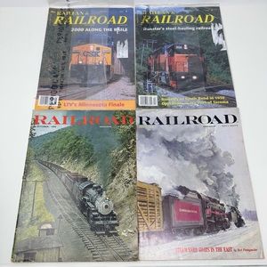 Vintage Railroad Magazines New 2001 (2) 1968 and 1971 Set of 4